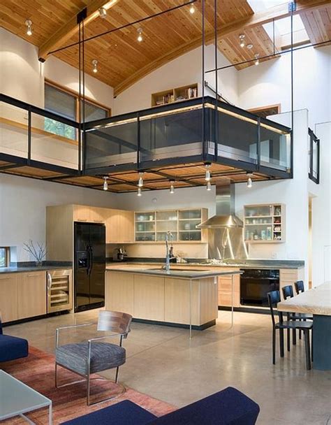 Lofts In Modern Interior Design Contemporary Space Saving Ideas