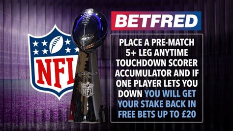 Nfl Offer Place A Pre Match 5 Leg Anytime Touchdown Scorer