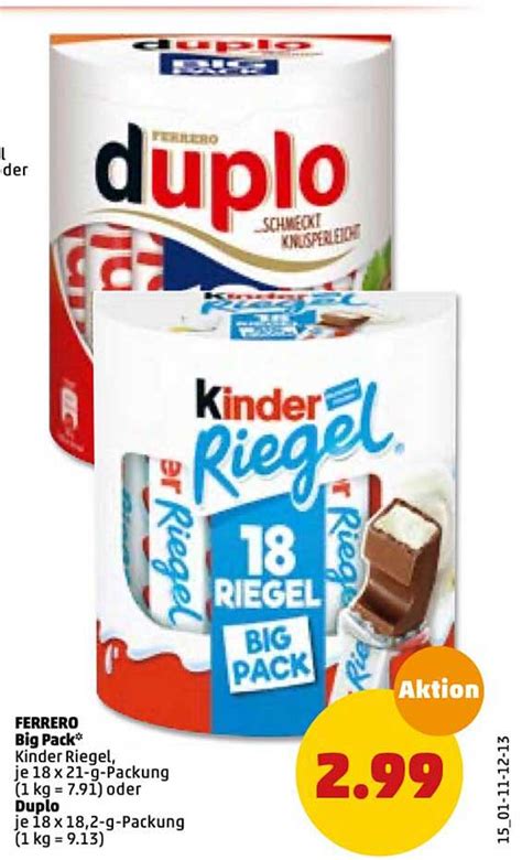 Ferrero Kinder Riegel Oder Dulo Angebot Bei Penny Prospekte De