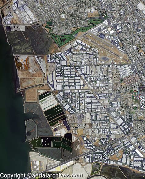 aerial photo map of Hayward, California | Aerial Archives | Aerial and ...