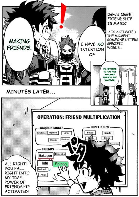 Dekus Power Of Friendship ͡° ͜ʖ ͡° Izuku Deku Midoriya Hitoshi