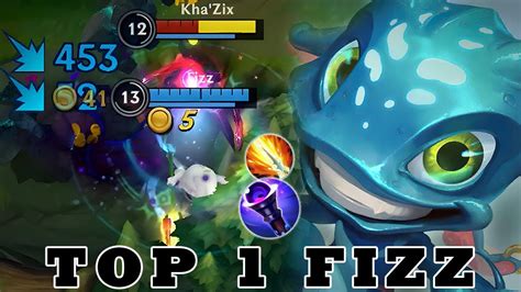 Wild Rift Fizz Gameplay Top 1 Fizz Gameplay Rank Challenger Youtube