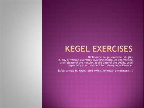 Ppt Kegel Exercises Powerpoint Presentation Free Download Id 2284617