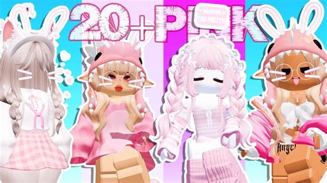 Cute Pink Outfits Roblox Dresses Images 2024