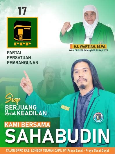 Kumpulan Caleg Potensial 2024 PPP Optimis Rebut 8 Kursi Ntbupdate