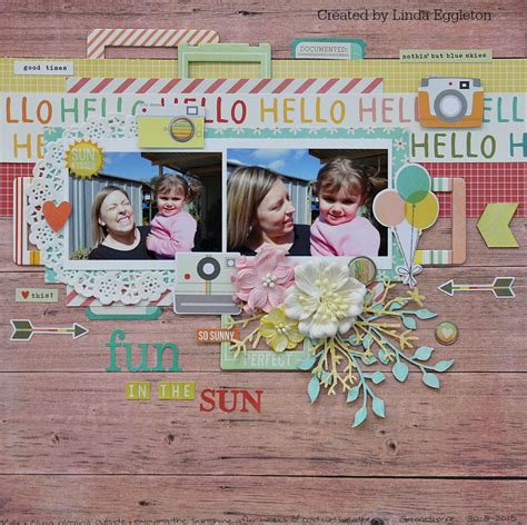 Lous World New Layout With Simple Stories Summer Vibes For All About Scrapbooks