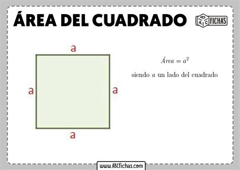 Formula Para Calcular Area De Un Cuadrado Printable Templates Free