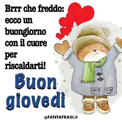 Buon Giovedì Invernale Immagini e Frasi FANTAFRASI it