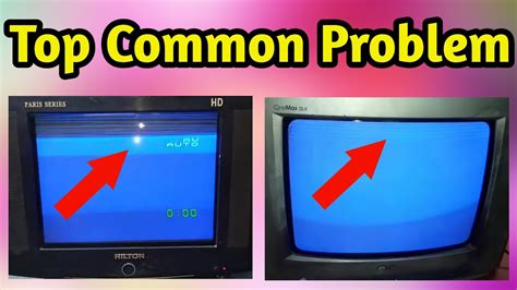 Crt Tv Vertical Top Common Problem Crt Tv Vertical Line Fault