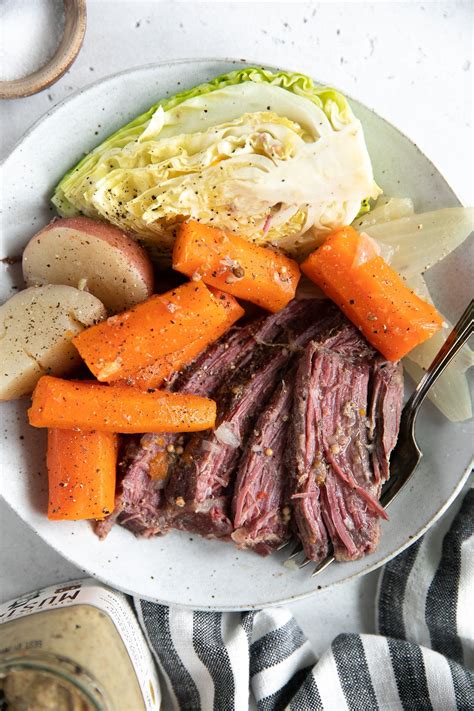 Corned Beef And Cabbage Recipe Slow Cooker And Stovetop The Forked
