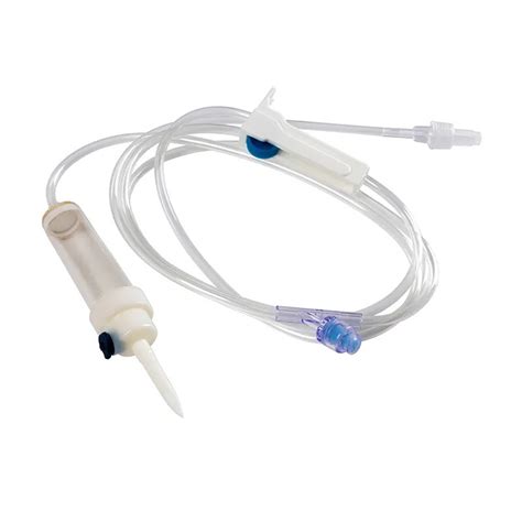 Disposable Medical Ordinary IV Infusion Set With Needle Filter Luer