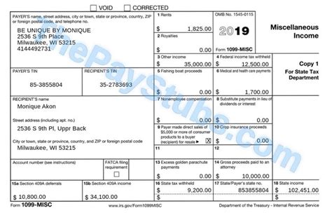 Customize Review Your 1099 Form ThePayStubs