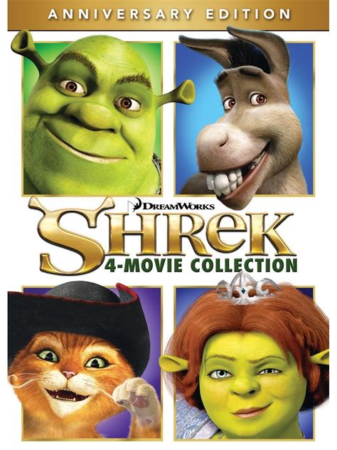 Shrek 4 Movies DVD Collection Box Set - Pristine Sales