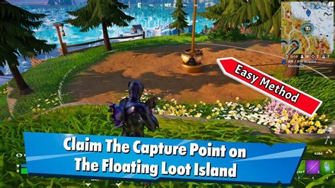 Claim The Capture Point On The Floating Loot Island Fortnite Youtube