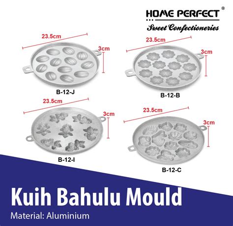 HOME PERFECT Round Aluminium 7 Ikan 12 18 Campur Bunga Jalur Telur