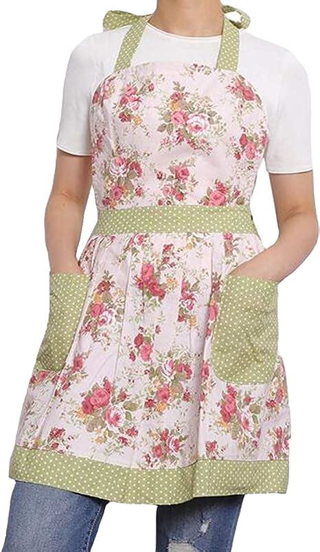 Aprons For Women Kitchen Cooking Aprons Plus Size Retro