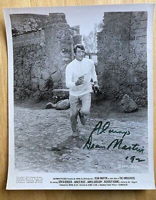 Original Autographed Entertainment Memorabilia On Twitter Dean Martin