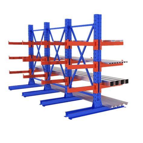 Industrial Cantilever Racking System Warehouse Metal Heavy Duty