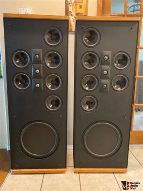 Polk Audio Sda Srs 2 3tl Speakers Recapped With Orig Literature And Interconnects Photo