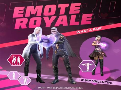 Detalles Y Recompensas Del Evento Free Fire Valentine Emote Royale