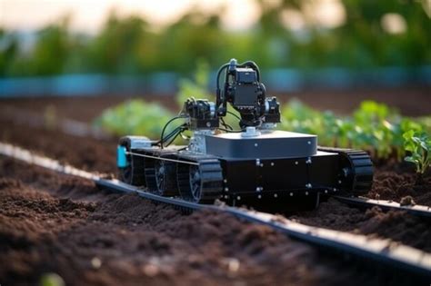 Robot manipulator with smart farming technology robotic agriculture | Premium AI-generated image