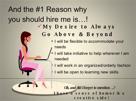 Top 10 Reasons You Should Hire Me