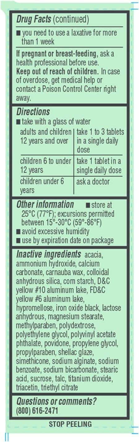 Major Pharmaceuticals Bisacodyl Stimulant Laxative Mg Enteric Coated