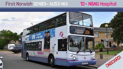 Recent Transfer With Kickdown First Norwich Volvo B7TL ALX400 32483