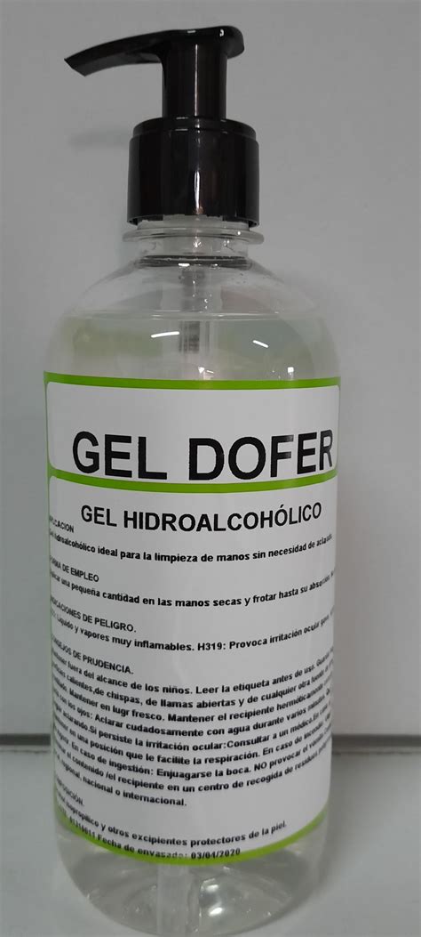 Gel hidroalcohólico para manos 500 ml SIMAGAS