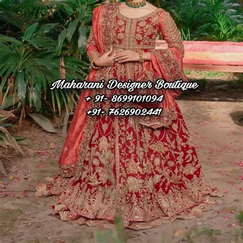 Lehenga For Bride Reception Maharani Designer Boutique