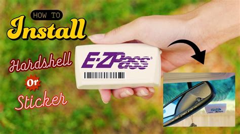 How To Install E Zpass Toll Pass Easy Simple Youtube