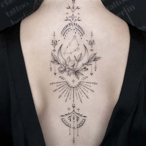 Share More Than 86 Unique Spine Tattoo Designs Latest In Coedo Vn