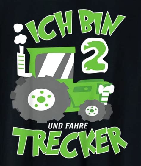 Kinder Kinder 2 Geburtstag Jungen Ich Bin 2 Und Fahre Traktor T Shirt