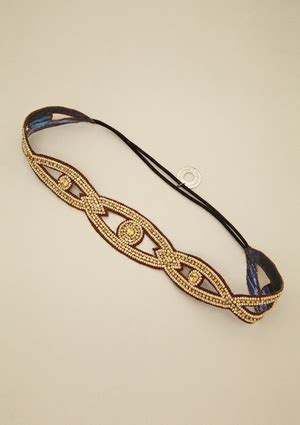 DEEPA GURNANI Evil Eye Headband Designer Collection Accessories