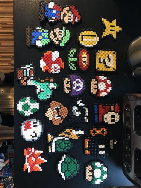 Super Mario Hama Bead Patterns