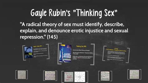 Gayle Rubins Thinking Sex By Erin Durban On Prezi