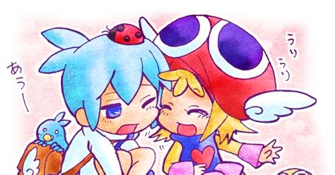 ぷよぷよ7 ちびシグちびアミ 青市のイラスト Pixiv