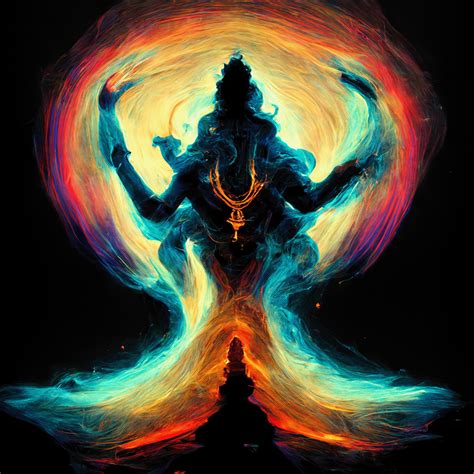 Lord Shiva Tandava In Universe Ai Design Behance