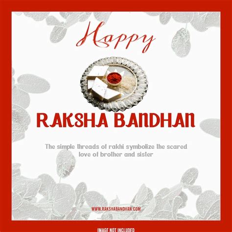 Premium Psd Free Psd Raksha Bandhan Celebration Social Media Post