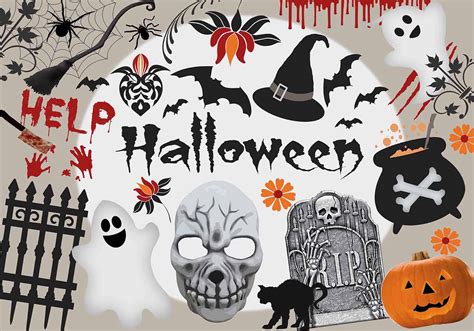 Halloween Elements Psd Free Photoshop Brushes At Brusheezy