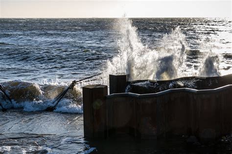 Papel De Parede Mar Agua Rocha Costa Reflex O Inverno Gelo