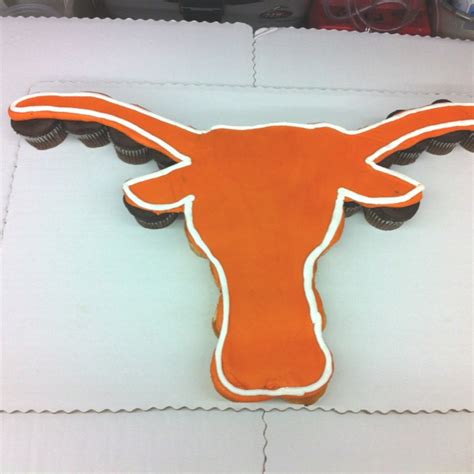 Texas Longhorns Cupcake Cake Longhorn Boyfriend Birthday Texas