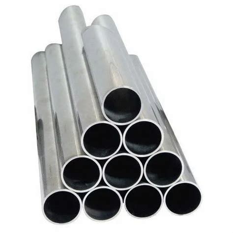 M Polished Mild Steel Round Pipe Diameter To Inch At Rs