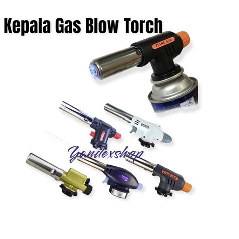 jual kepala gas blow torch butane flame gun bbq   varian