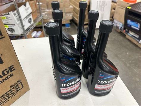 Chevron Techron High Mileage Fuel System Cleaner 12 Oz 6xs Lambrecht Auction Inc