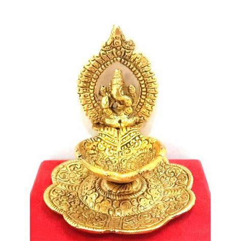 Golden Lord Ganesh Statue Diya At Rs 61 In Hathras Id 22656333297