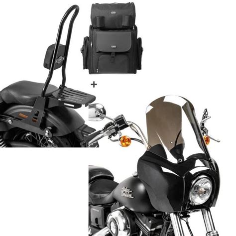 Set Sissybar Csxl Hecktasche Kompatibel Mit Harley Davidson Dyna