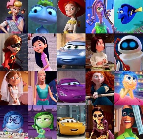 Female Pixar Characters