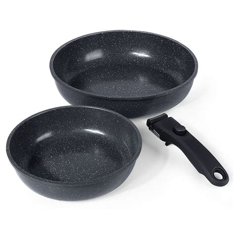 gipp pcs ceramic  stick frying pans setskillet  stick
