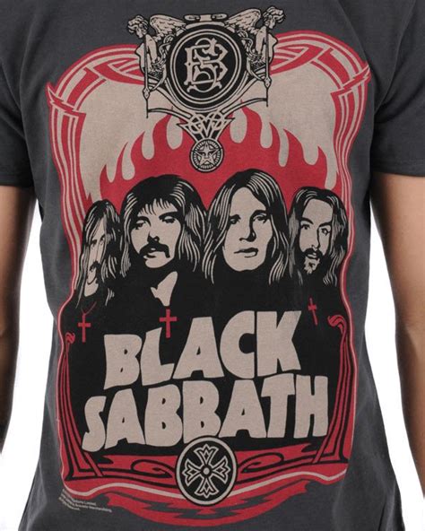 Black Sabbath US Tour 78 Worn By Tony Stark Ironman Mens Black T Shirt